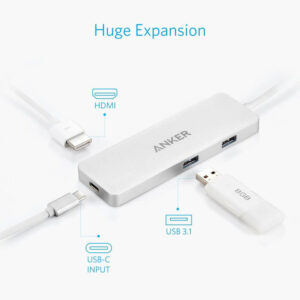 هاب 4 پورت USB-C انکر مدل A8342