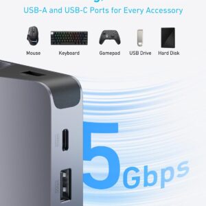 هاب انتقال دیتا 6 در 1 انکر Anker USB-C Hub 6-in-1 For Handheld Game Console A83S1