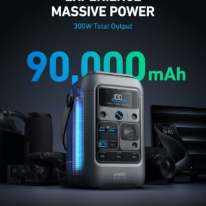نیروگاه همراه انکر مدل A1726 ظرفیت 90000 میلی‌ آمپر ساعت