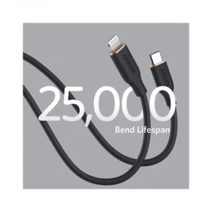 کابل شارژ انکر USB-C به Lightning مدل A8663 به طول 1.8 متر