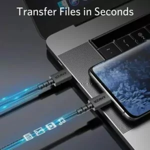 کابل شارژ انکر USB-C به USB-C مدل A8032 به طول 0.9 متر