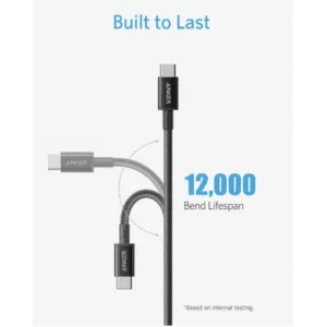 کابل شارژ انکر USB-C به USB-A مدل A81H5 به طول 0.9 متر