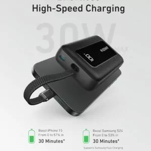 پاوربانک انکر مدل A1689 با ظرفیت 20000 میلی آمپر ساعت