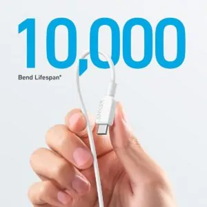 کابل شارژ انکر USB-C به USB-C مدل A1E1 به طول 0.9 متر