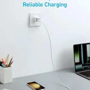 کابل شارژ انکر USB-C به USB-C مدل A1E2 به طول 1.8 متر