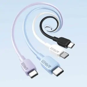 کابل شارژ انکر USB-C به USB-C مدل A81E1 به طول 0.9 متر